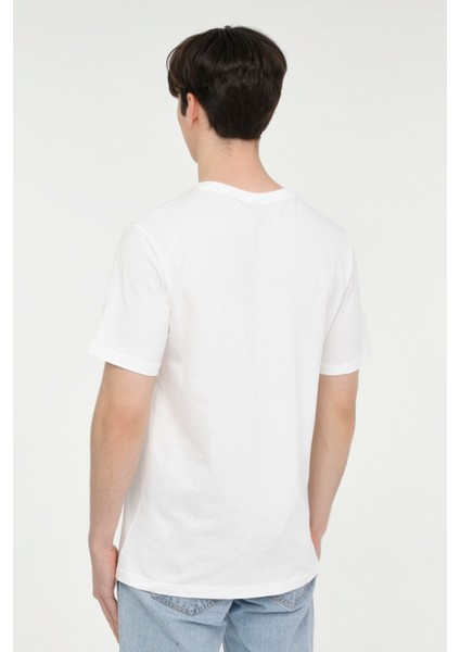 Ml Latne 11Es-Slg-106 4Fx Beyaz Erkek Kısa Kol T-Shirt fiyatları