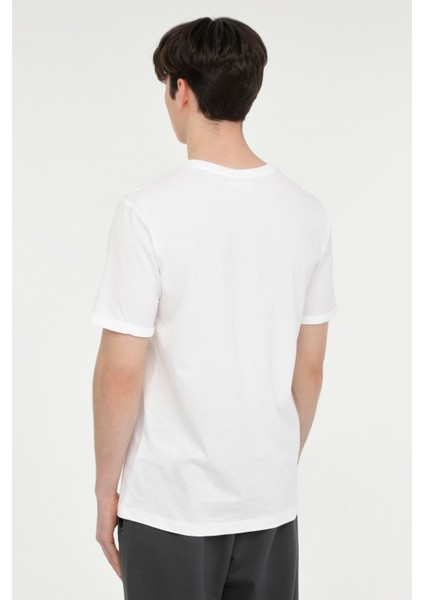 M-Lucan T-Sh 4Fx Ekru Erkek Kısa Kol T-Shirt