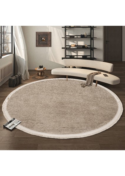 Vernonn Koleksiyonu 3602 Yuvarlak Yumuşak Tuşeli Antre Mutfak Salon Oturma Odası Halı Yoluk