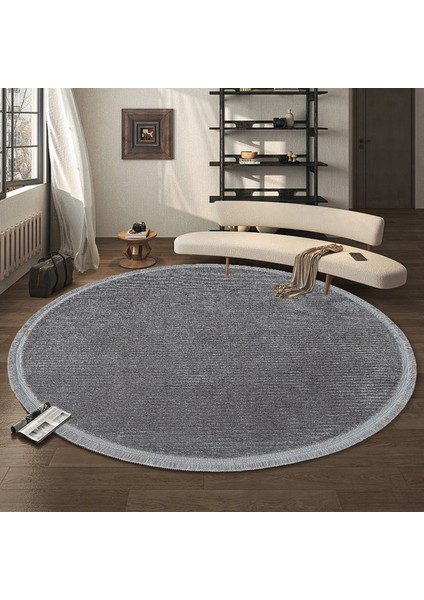 Vernonn Koleksiyonu 3604 Yuvarlak Yumuşak Tuşeli Antre Mutfak Salon Oturma Odası Halı Yoluk
