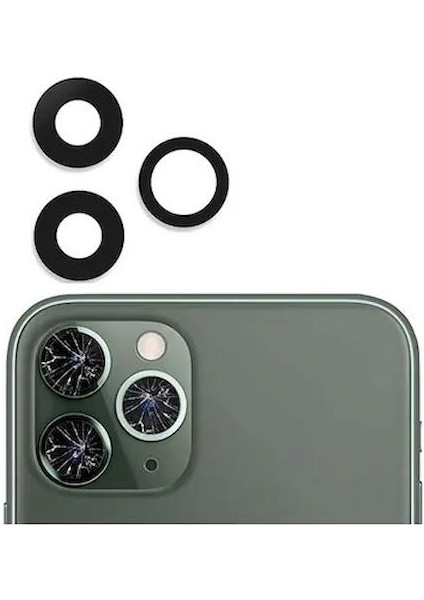 Apple iPhone 11 Pro Max Ile Uyumlu Kamera Camı