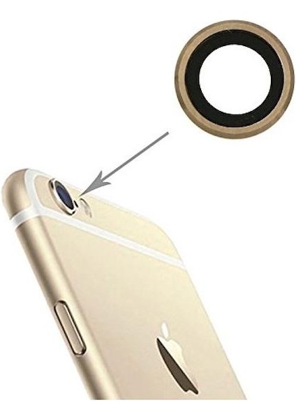 Apple iPhone 6 Ile Uyumlu Kamera Camı