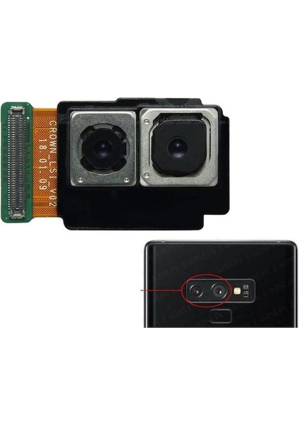 Samsung Galaxy Note 9 N960F Ile Uyumlu Arka Kamera