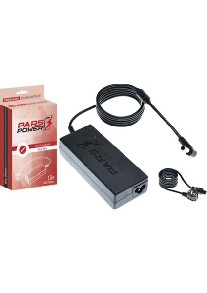 Standart 5.5x2.5 90W 19V 4.74A Notebook Adaptör Şarj Aleti -Cihazı Pars Power