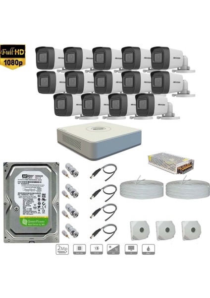 Full Hd 14 Kameralı Set