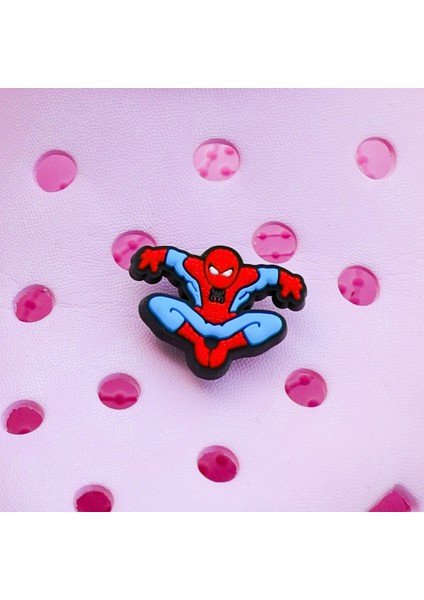 Spiderman Tasarımlı Jibbz Terlik Süsü