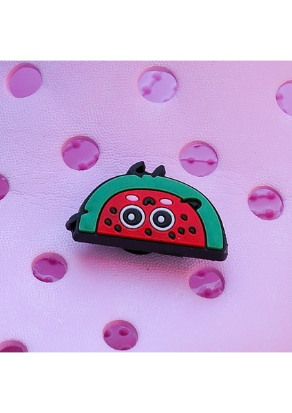 Sevimli Karpuz Jibbz Terlik Süsü