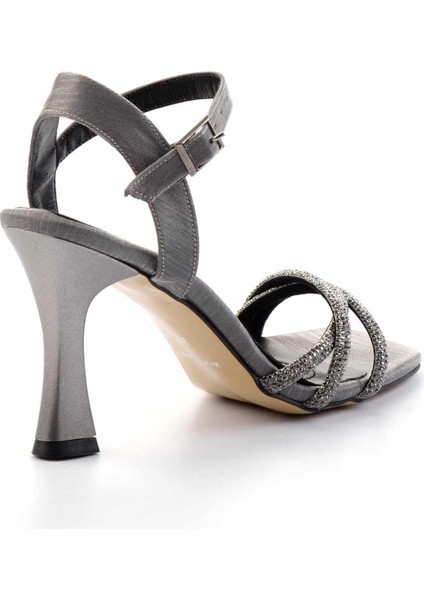 Platin Saten Kadın Abiye Ayakkabı K05475070438 fırsatları