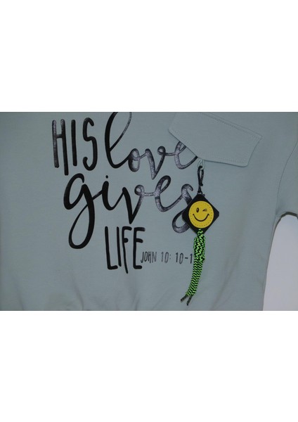 Kız Çocuk Love Gives Sweatshirt