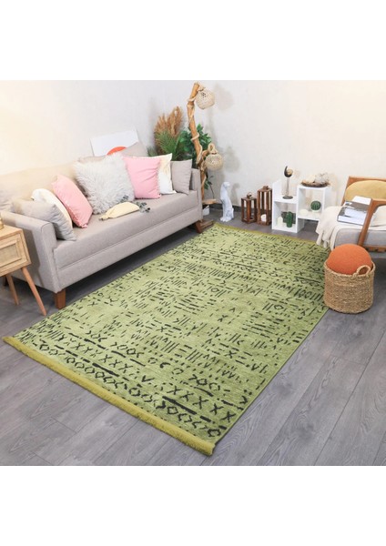 Şönil Kilim Saçaklı Kaymaz Dokuma Kilim Salon Halısı Mutfak Halısı Balkon Halısı Yolluk Iskandinav