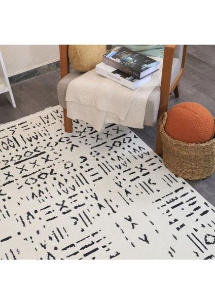 Şönil Kilim Saçaklı Kaymaz Dokuma Kilim Salon Halısı Mutfak Halısı Balkon Halısı Yolluk Iskandinav