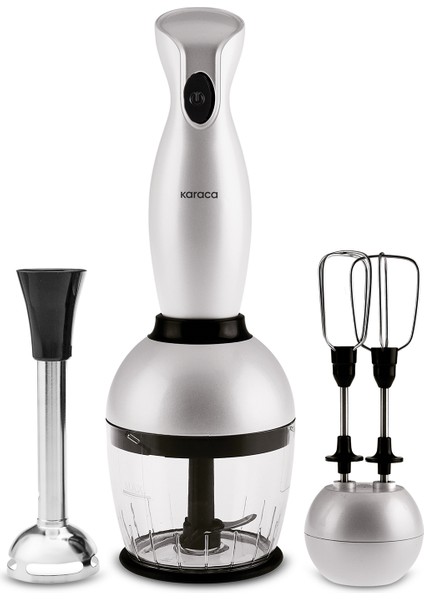 Pro-Midi Plus 3'lü Blender Set Pearl White 1000W