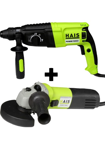 Haıs Kırıcı Delici Hilti Matkap 2,8 J 800 Watt ve Avuç Taşlama Makinası 710 W 115 mm ( Set 1 )