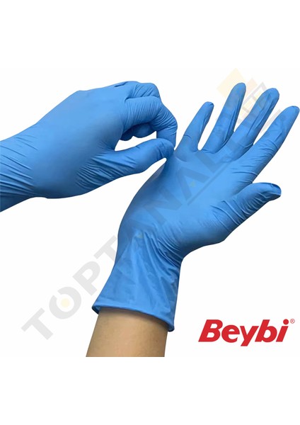 Nitril Strong Pudrasız Muayene Eldiveni - 10 Paket (100'LÜK Kutu) modelleri