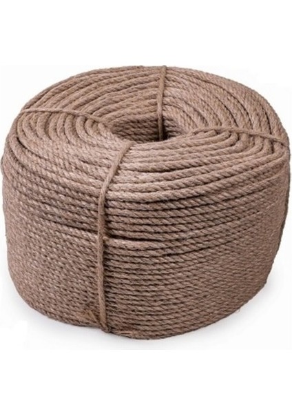 1 kg Hasır Ip 3-4-7-8 mm Seçenekli ( Jüt Halat Kendir Doğal Ip )