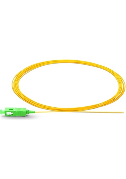 Evlere Kadar Fiber Fiber Optik Pigtail Sc/apc Sm Sx 0,9mm 9/125 1 Core LS0H (1,5 Metre)