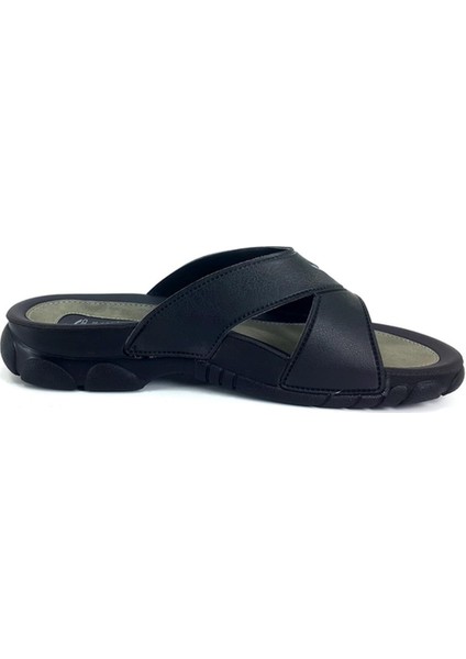 3200 1 Anatomik Erkek Terlik - Siyah modelleri