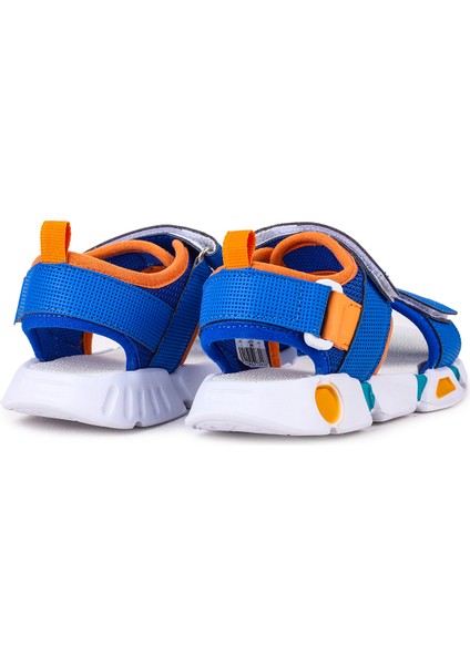 Jax 321.24Y.205 Günlük Cırtlı Erkek Çocuk Sandalet Saks Mavi