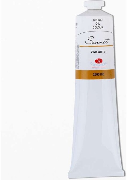 St. Petersburg Sonnet Yağlı Boya 120 Ml. 100 Zinc White