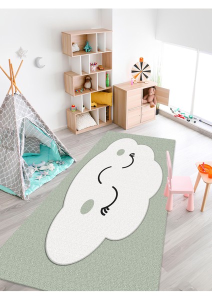 Sevimli Dulut Halısı Yıkanabilir Kaymaz Taban Bebek ve Çocuk Odası