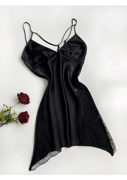 Dantel Detaylı Saten Gecelik fiyatları