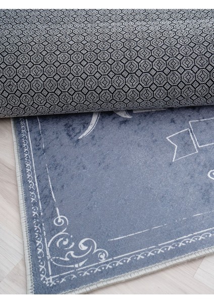 Makinede Yıkanabilir Kaymaz Taban Leke Tutmaz Dijital Baskı Mutfak Halısı