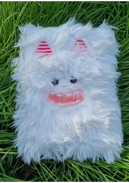 Uzun Tüylü Peluş Hatıra Defteri Anı Günlük Çizgili Günlük Defteri Renk Seçenekli 1 Adet