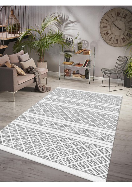 Dijital Baskılı Yıkanabilir Kaymaz Taban Salon ve Oturma Odası Halısı