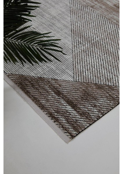 Mira Koleksiyonu 1610 Yumuşak Tozsuz Tuşeli Salon Antre Oturma Odası Mutfak Halı Yolluk