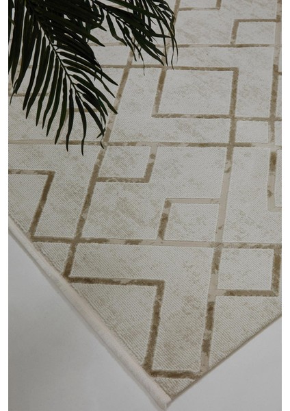 Mira Koleksiyonu 1616 Yumuşak Tozsuz Tuşeli Salon Antre Oturma Odası Mutfak Halı Yolluk