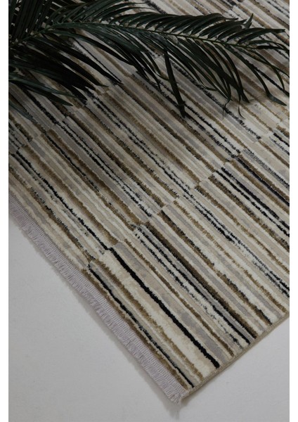 Mira Koleksiyonu 1611 Yumuşak Tozsuz Tuşeli Salon Antre Oturma Odası Mutfak Halı Yolluk