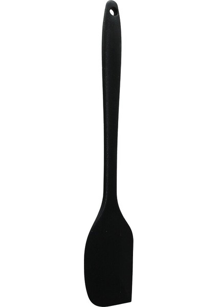 Siyah Ortaboy Köşeli Silikon Spatula Karıştırıcı 30CM (4490)