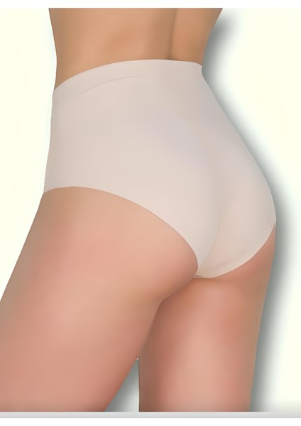 Lazer Kesim Toparlayıcı Dikişsiz Beli Lastikli Bato Külot Yüksek Bel 3 Adet modelleri