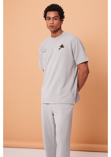 Jakarlı T-Shirt Af-Y37035Lns