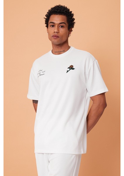 Jakarlı T-Shirt Af-Y37035Lns