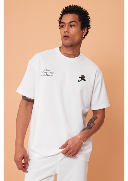 Jakarlı T-Shirt Af-Y37035Lns