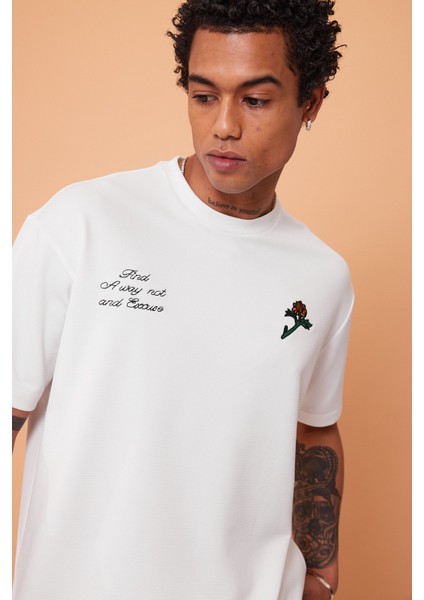 Jakarlı T-Shirt Af-Y37035Lns