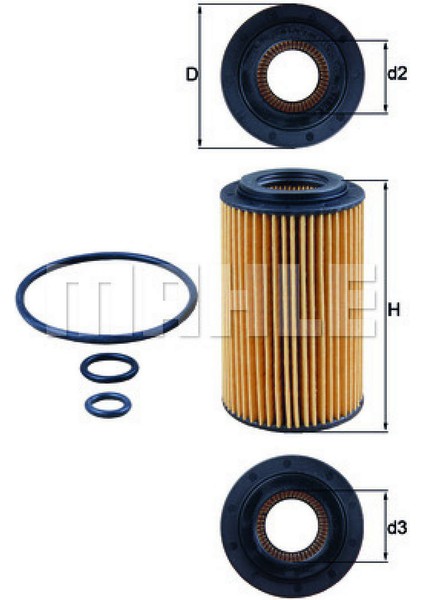 Yağ Filtresi MB Sprinter 09 A180-A200-A220-B180-B200-B220-C180-C200-C220-C250-CLS250-E200-E220-E250 18051