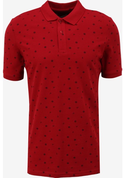 Koyu Kırmızı Erkek Polo T-Shirt 232 Lcm 242034 Newandy K.Kırmızı