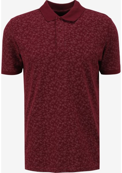 Polo Yaka Mürdüm Erkek T-Shirt 232 Lcm 242039 Newfresh Mürdüm