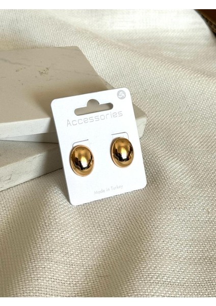 Kadın Özel Tasarım Elips Bombe Küpe modelleri