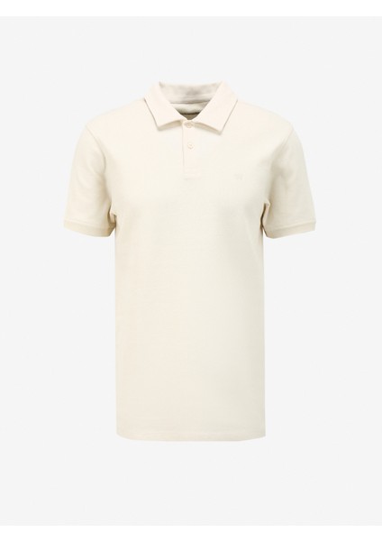 Ekru Erkek Polo T-Shirt W241557104 Kısa Kollu Polo T-Shirt