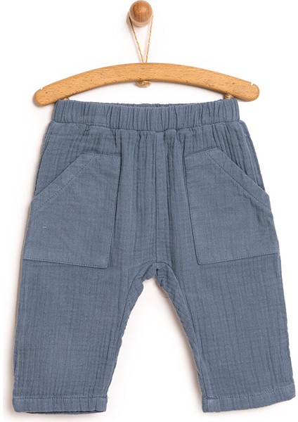 Basic Müslin Pantolon Erkek Bebek