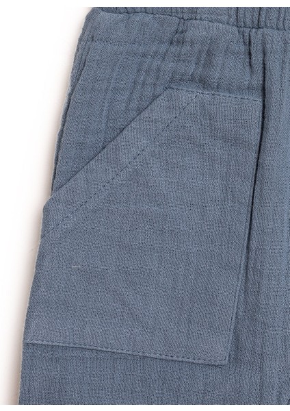 Basic Müslin Pantolon Erkek Bebek