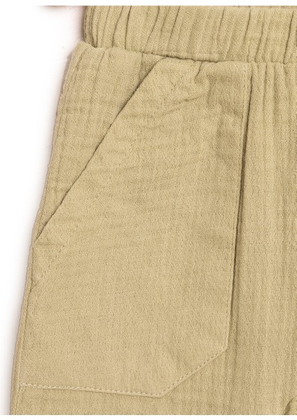 Basic Müslin Pantolon Kız Bebek