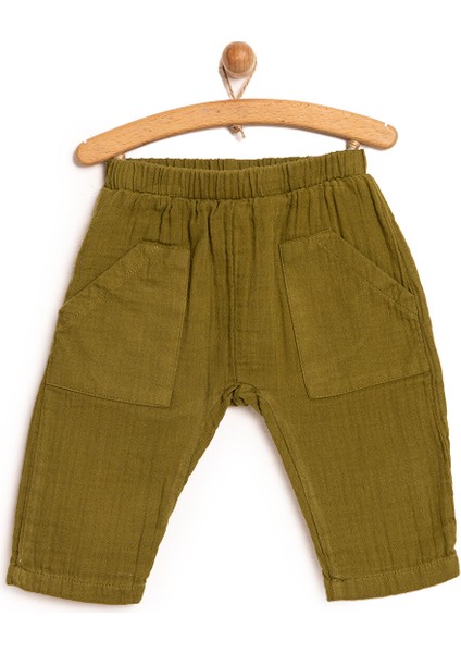 Basic Müslin Pantolon Erkek Bebek