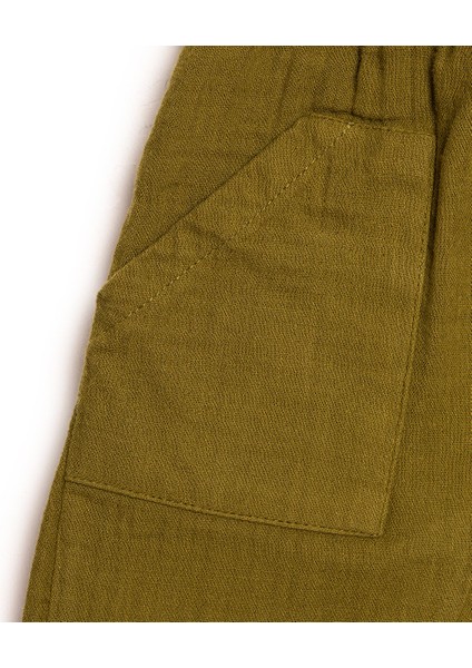 Basic Müslin Pantolon Erkek Bebek