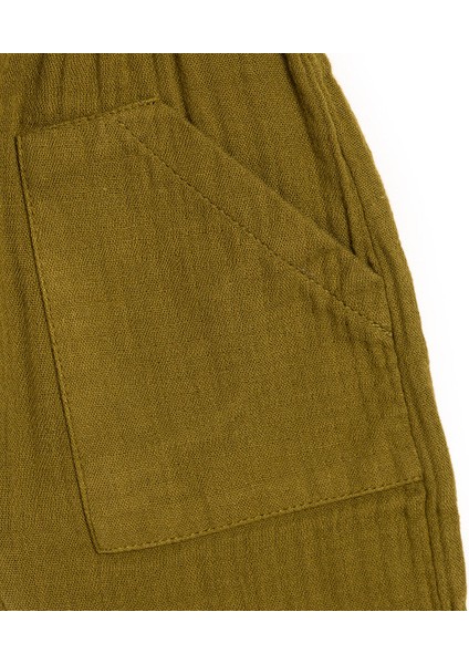 Basic Müslin Pantolon Erkek Bebek