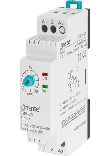 W-Otomat Tip 0.1SN-30SN Zaman Rölesi