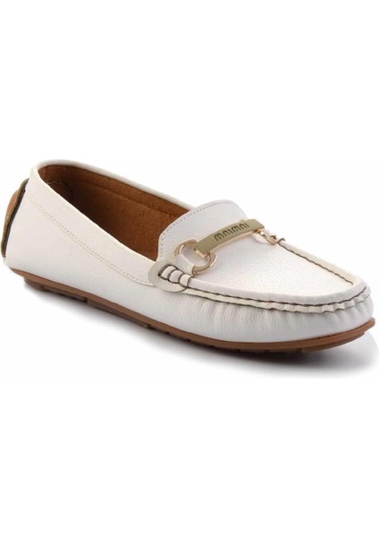 Beyaz Kadın Loafer Ayakkabı K01309100509 fiyatları